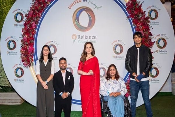 IOC Member Nita Ambani hosted Celebration for India Olympians and Paralympians at her palatial