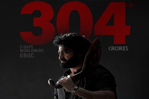 Devara Movie Collects Rs 304 Crore in 3 Days 