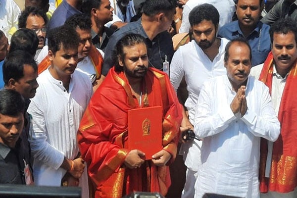 Deputy CM Pawan Kalyan at Tirumala 