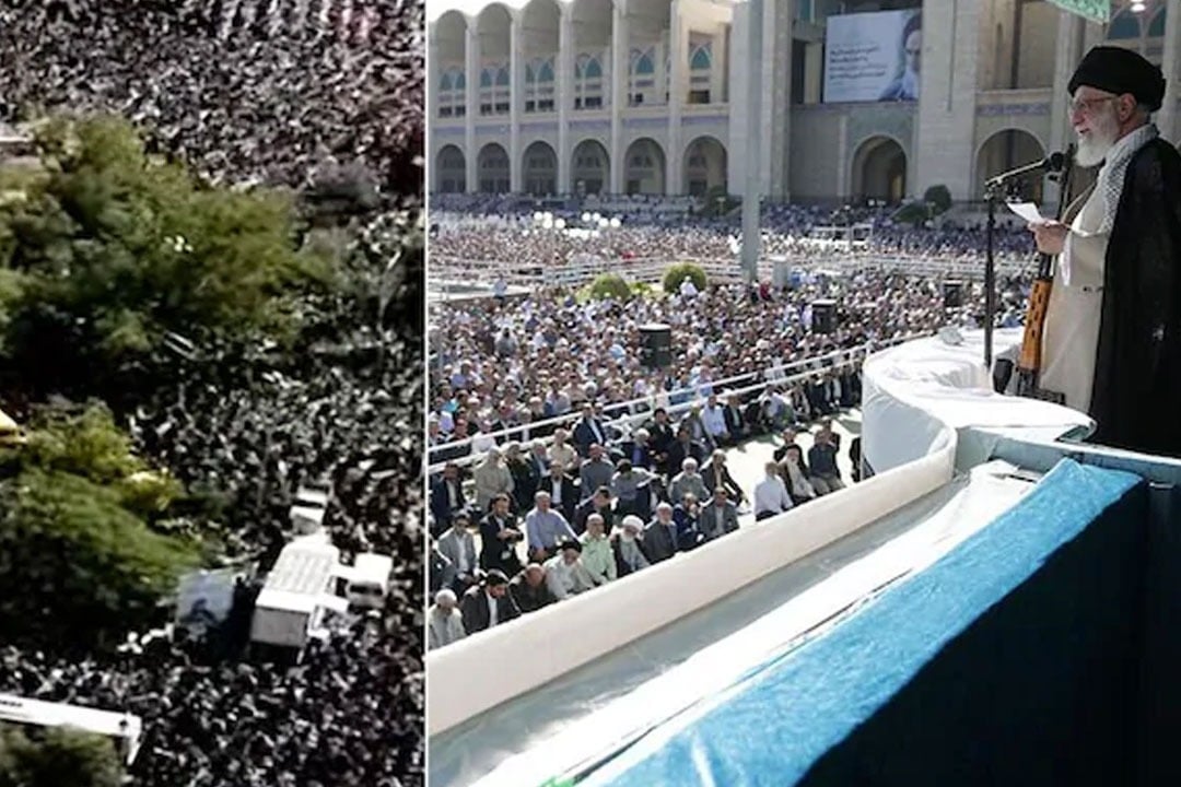 Iran supreme leader Khamenei First Public Sermon In 5 Years