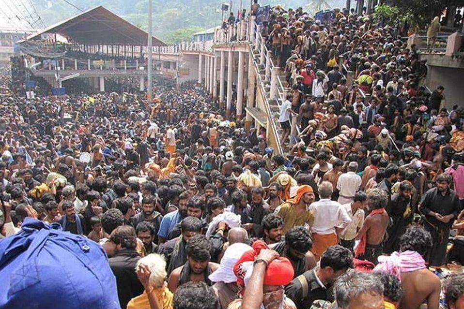 Kerala govt decides to allow devotees in Sabarimala only booked online