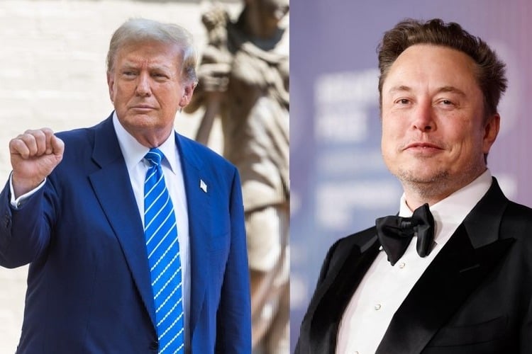 Elon Musk Joins Ex US President On Stage