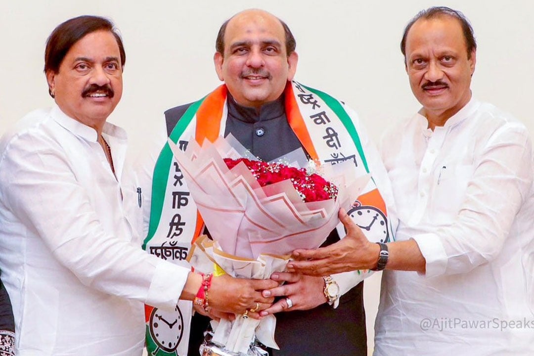 Mumbai Congress General Secretary Alhaz Javed R Shroff Joins Deputy CM Ajit Pawar NCP