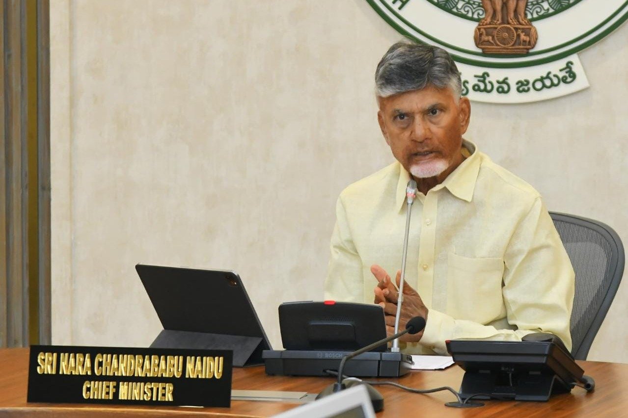 CM Chandrababu serious over sand issue