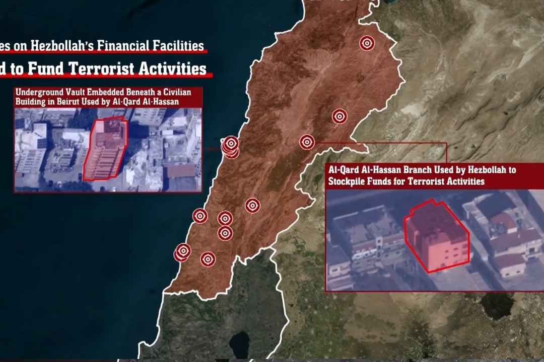 IDF Identified secret bunker in Beirut that has plenty of money and gold