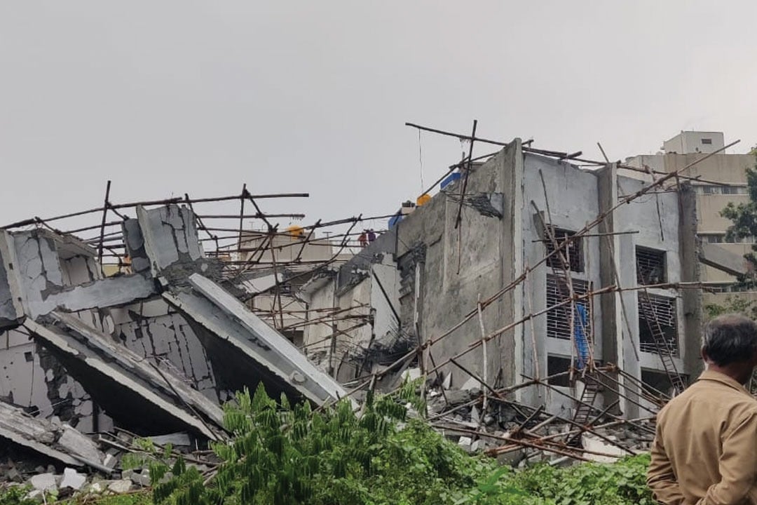 5 dead and several trapped as building collapsed in north Bengaluru