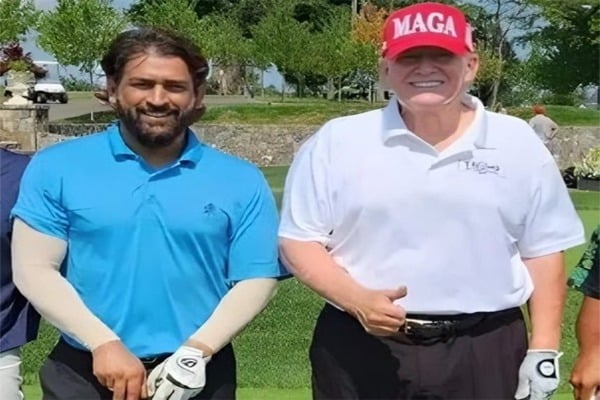 Donald Trump Golf Match With MS Dhoni Meme Fest