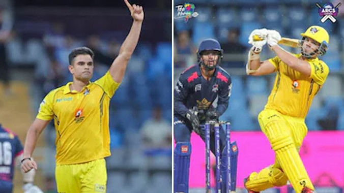 Arjun Tendulkar carnage brilliant all round show