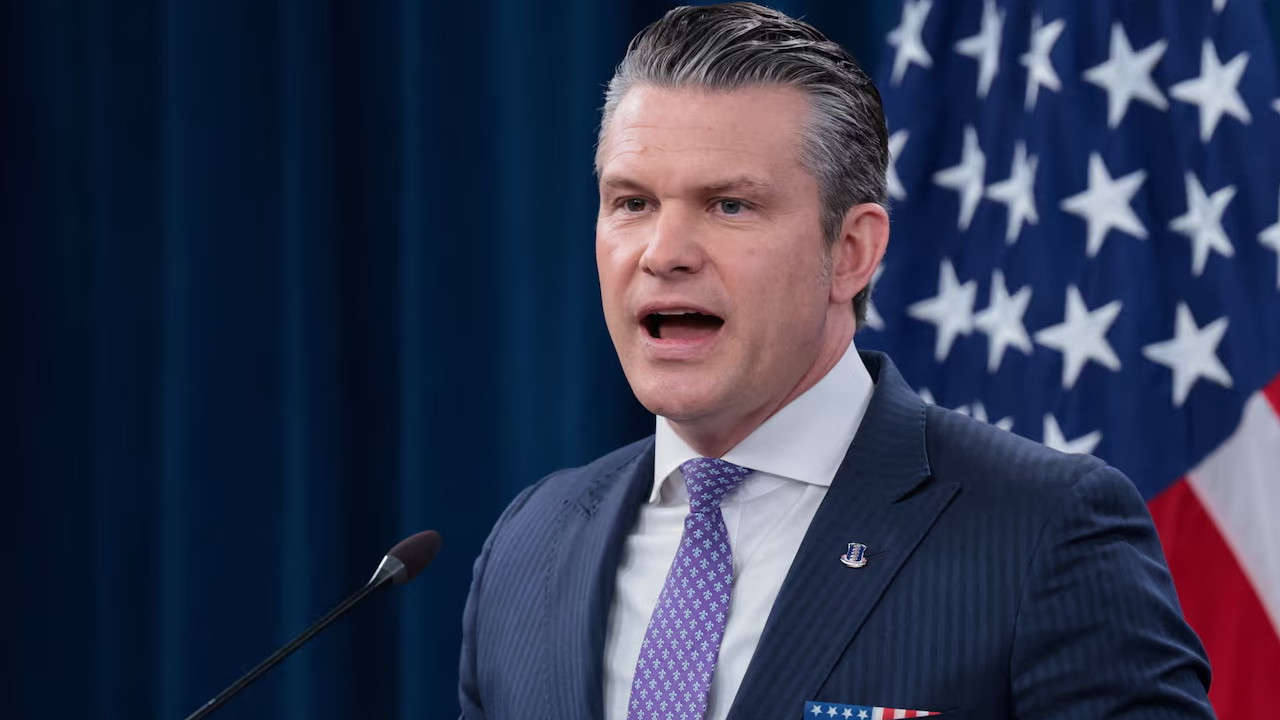 Pete Hegseth warns Iran we are the best at talking with bombs