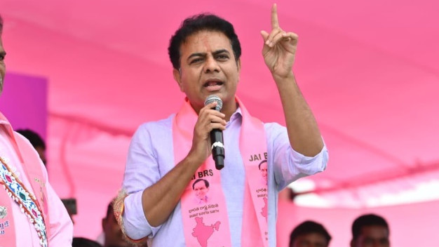 KTR mocks Congress over internal rift and Meenakshi Natarajan nomination row