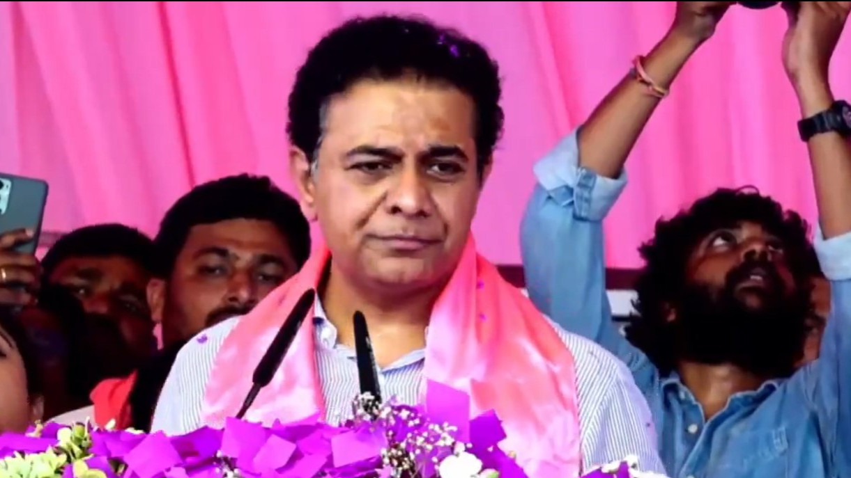 KTR slams Congress government and gives direction to party workers