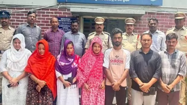 Bangladeshi nationals arrested in Hyderabad Jeedimetla for illegal stay