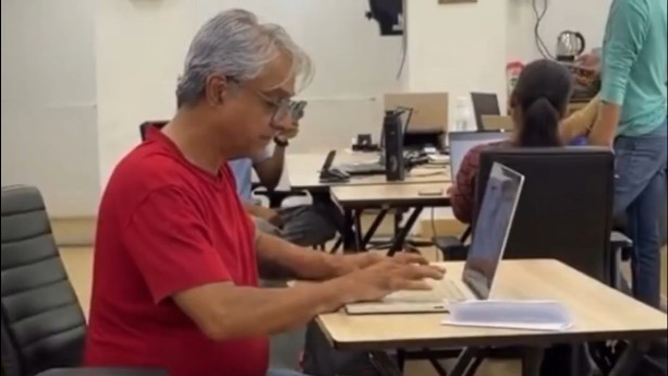 64 year old intern in startup Mumbai company decision receives praise