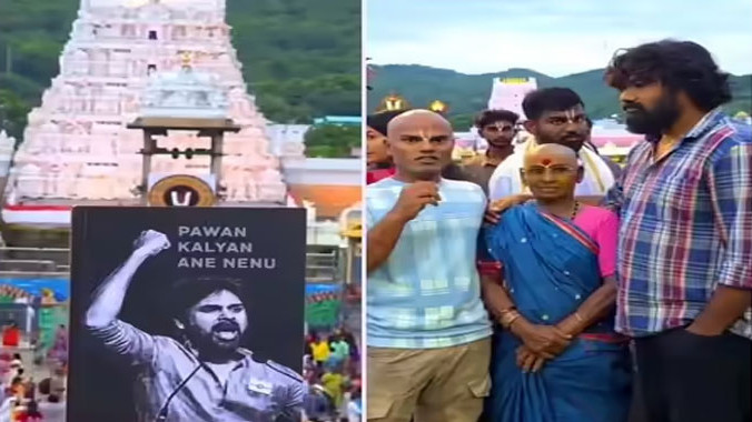 Janasena activists break TTD rules in Tirumala with political promotion