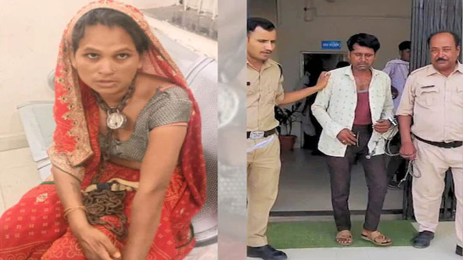 Mangibai Tanwar walks 6 km to police station with chain around neck after husband torture