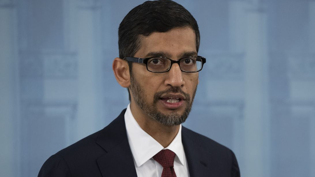 Sundar Pichai speech interrupted by student walkout at Stanford University