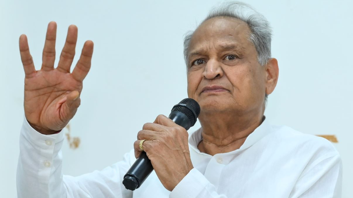 Indira Gandhi would have banned BJP says Ashok Gehlot sparking row