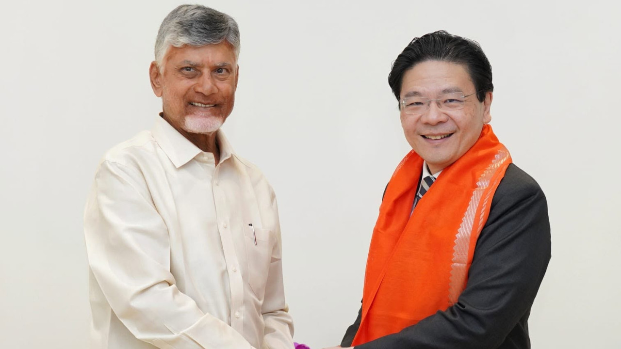 Technology Air Connectivity Chandrababu Naidu Key Meetings in Singapore Visit