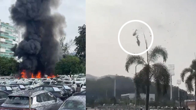 Helicopters collide in mid air Pop singer Oliver Tree among six dead