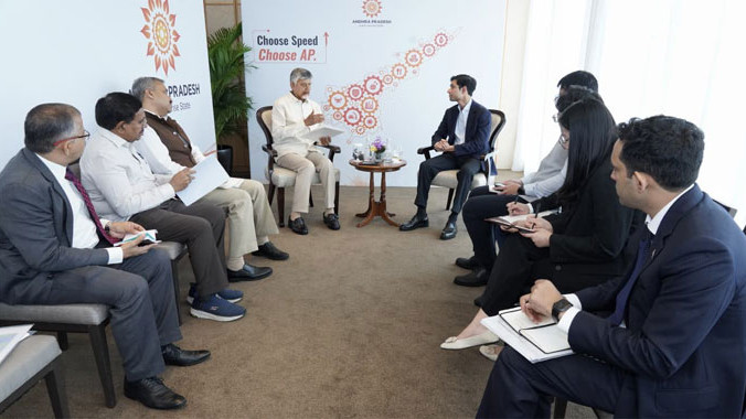 Andhra Pradesh as a logistics hub Chandrababu Naidu talks with Singapore companies