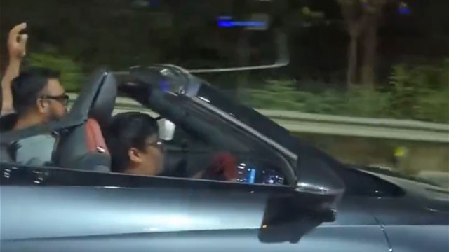 Hyderabad ORR shocking scene as 11 year old boy drives luxury sports car