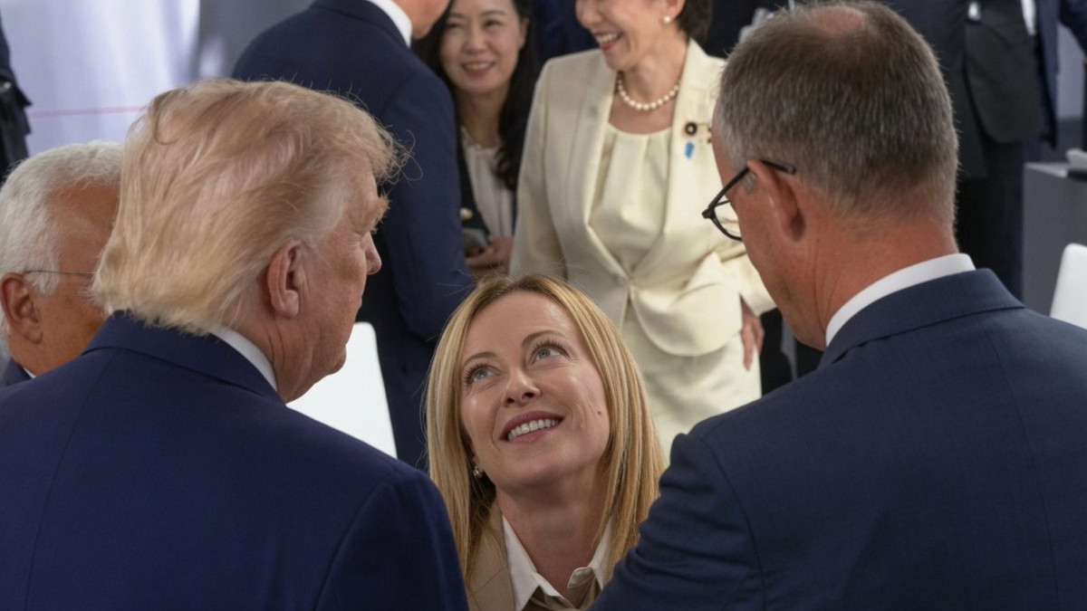 Donald Trump and Giorgia Meloni photo row sparks diplomatic crisis