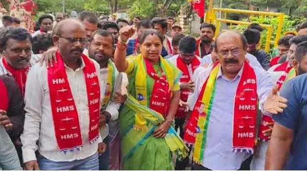 Kalvakuntla Kavitha warns Congress government of hunger strike