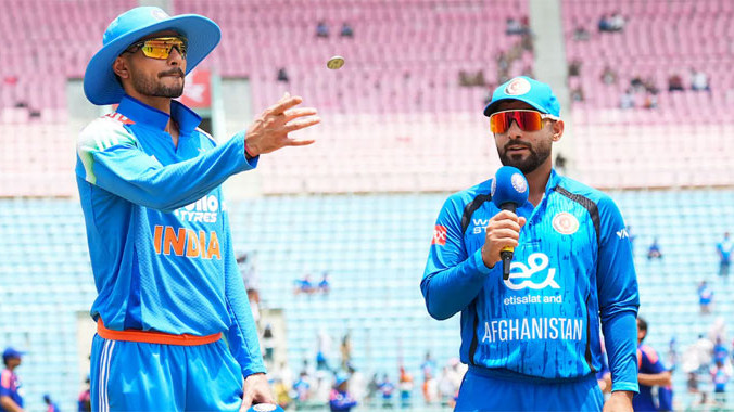India eye clean sweep as Afghanistan bat first in final ODI with one change in Team India