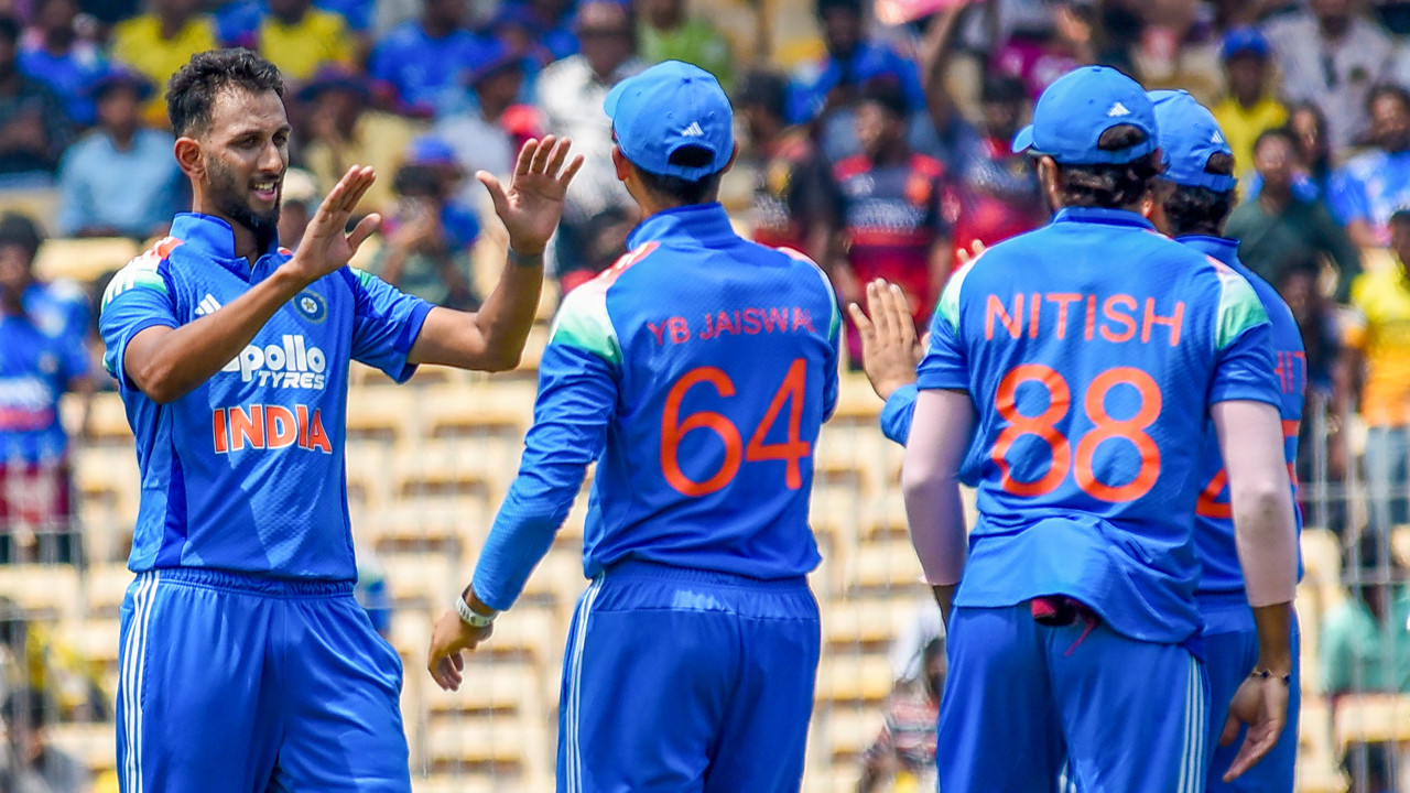 Prasidh Krishna takes 5 wickets Afghan captain scores century easy target for Team India