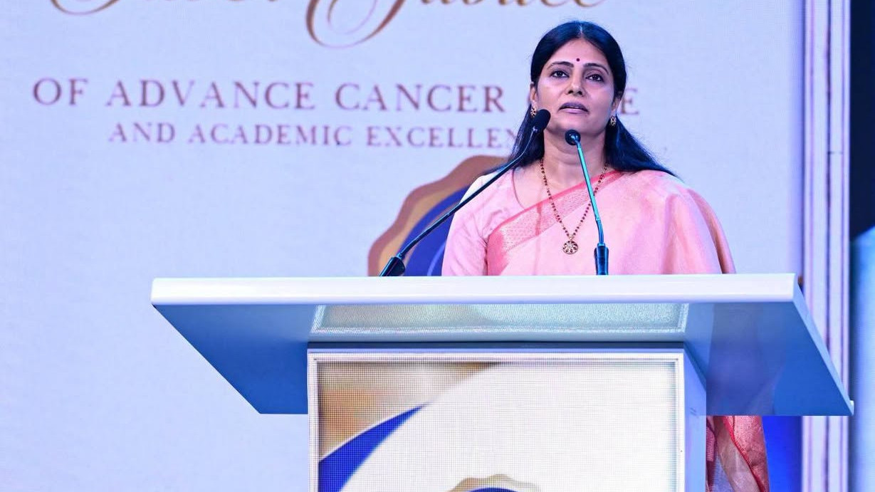 Anupriya Patel says India runs worlds largest cancer screening program in Hyderabad