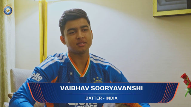 Vaibhav Suryavanshi gets emotional after seeing his name on India jersey