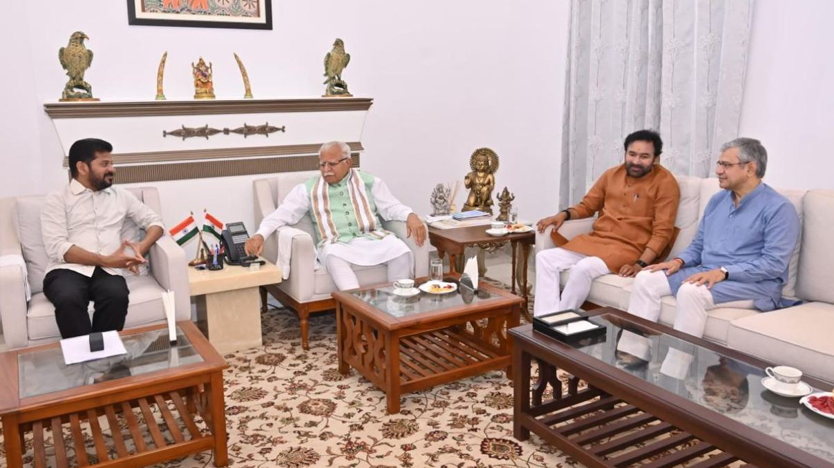 G Kishan Reddy Arranged Meetings with Union Ministers for CM Revanth Reddy
