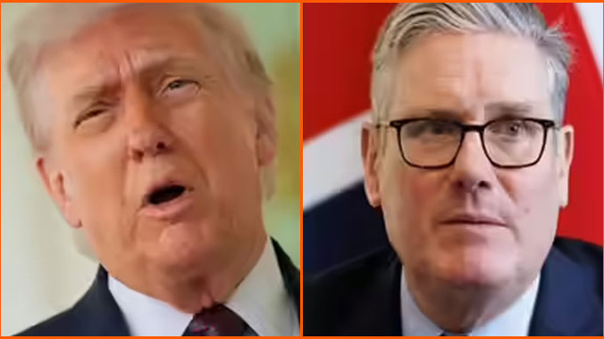 Donald Trump says Keir Starmer is responsible for his own downfall