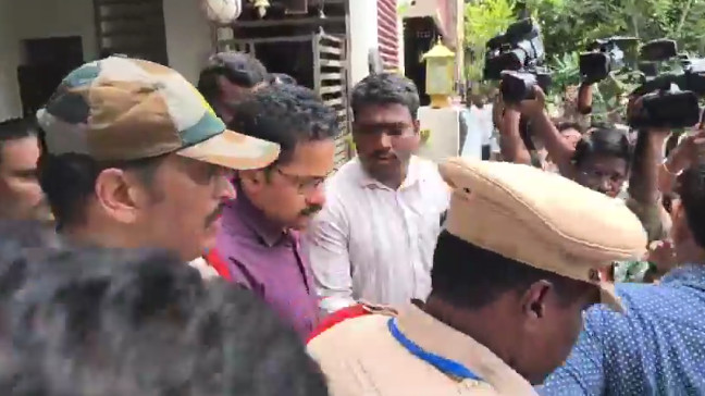 SIT officials take CI Nagaraju into custody in Vijayawada