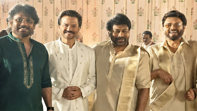 Khushbu Sundar daughter wedding Chiranjeevi Nagarjuna and Venkatesh in one frame
