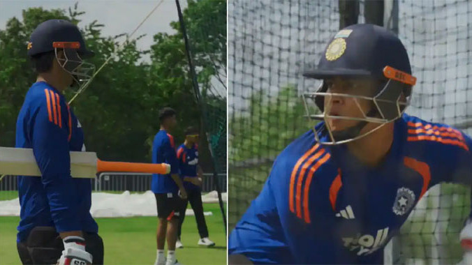 Vaibhav Suryavanshi impresses with big shots in nets BCCI shares video