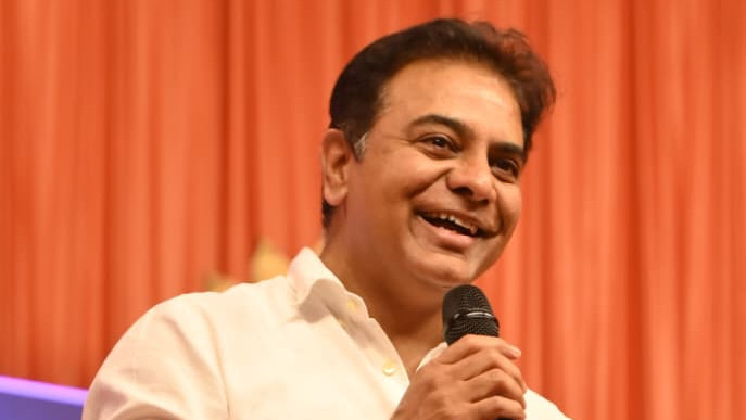 KTR reacts to Jagan bungee jump and says he will ask about it