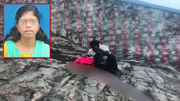 Tragedy one month after marriage as newlywed bride falls from hill fearing monkeys