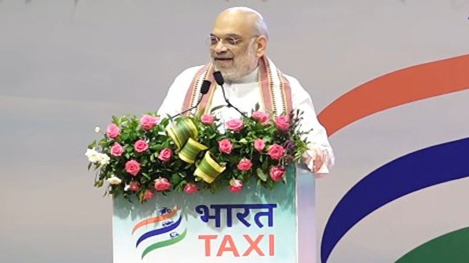 Amit Shah announces Bharat Taxi services to 500 cities in two years