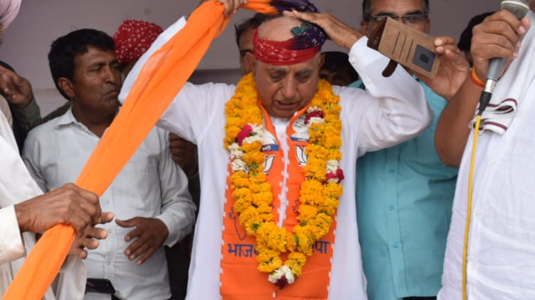 Bhagirath Chaudhary faces controversy over 99 lakh subsidy from own ministry