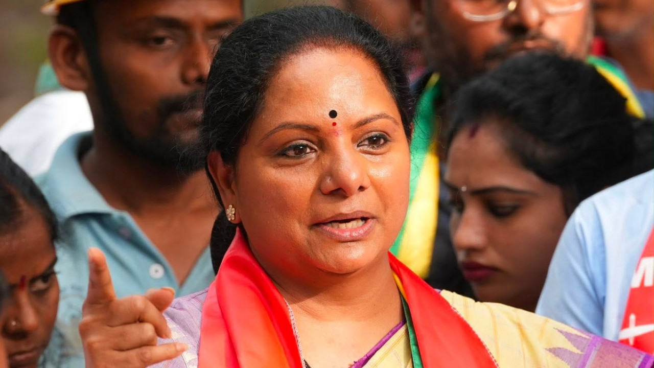 Kalvakuntla Kavitha asks Pawan Kalyan to explain Idupu Kayitham movie title meaning