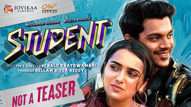 Meghamsh Srihari Student movie teaser released with campus politics theme