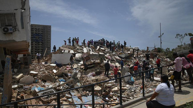 Miracle in Venezuela Earthquake Father and son rescued alive after 96 hours under rubble