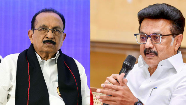 Vaiko shocks Stalin and his own party leaders give him a jolt