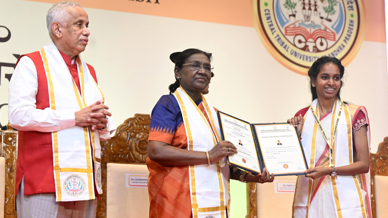 Droupadi Murmu Youth play key role in achieving Viksit Bharat goal in Visakhapatnam