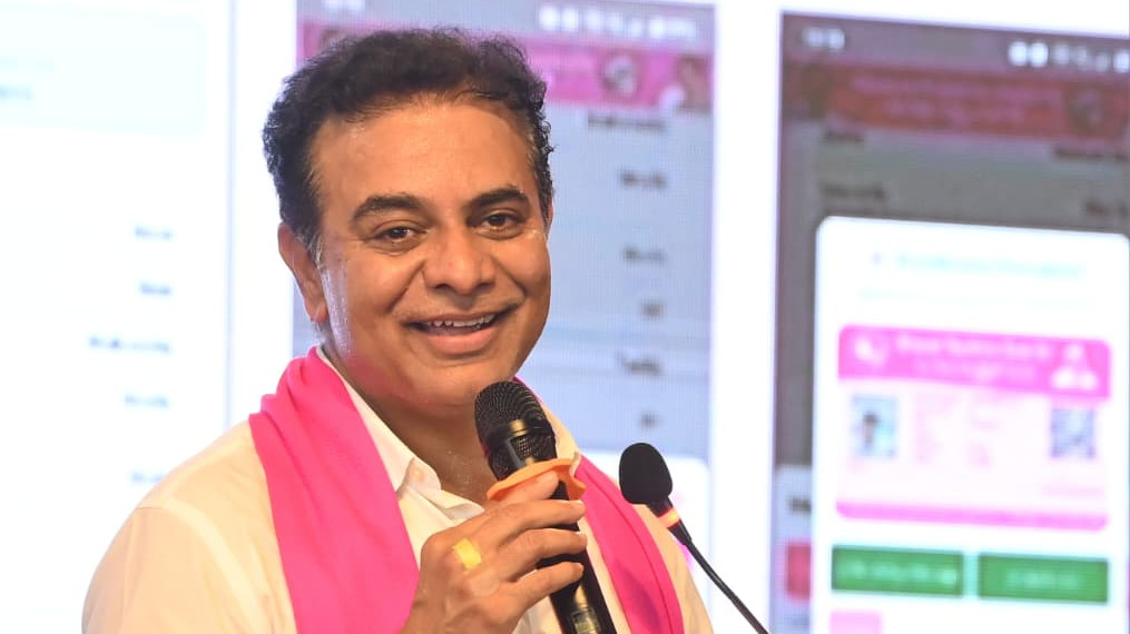 KTR challenges Revanth Reddy for open debate on governance and asks for date