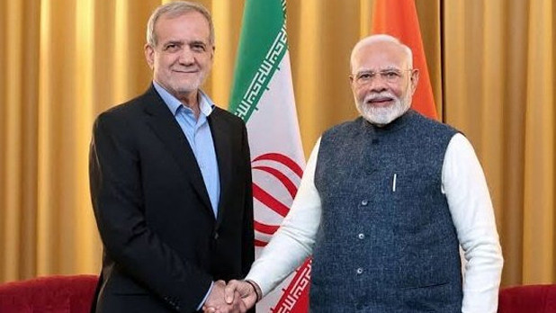 Iran President praises Modi role in establishing peace