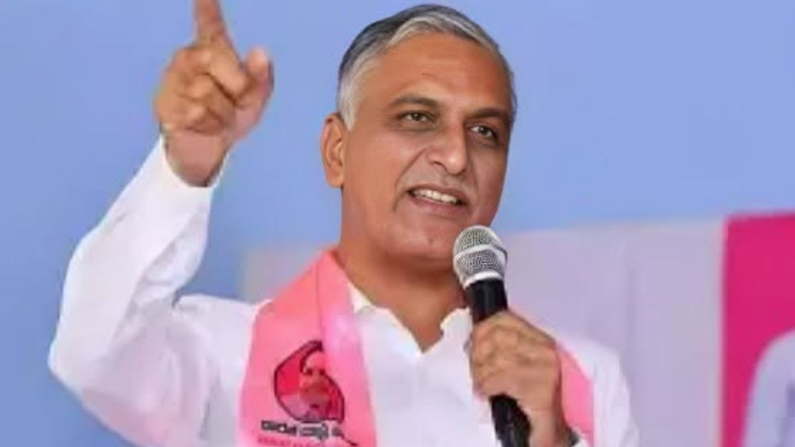 High tension at Telangana Bhavan Harish Rao in police custody