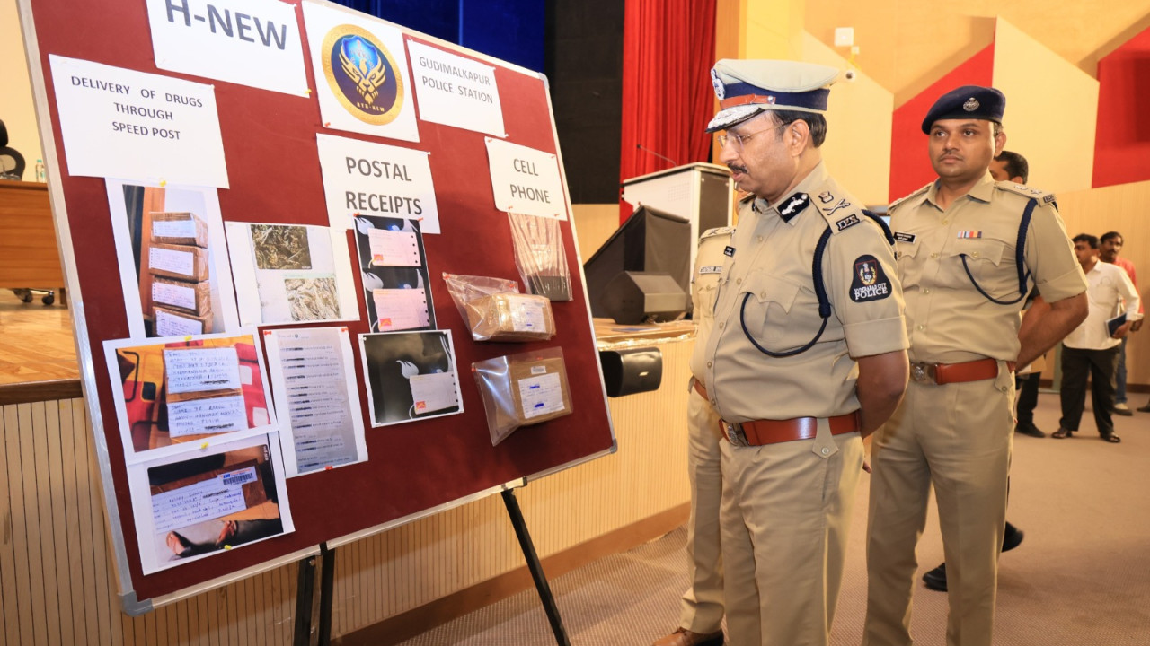 Satyam Mishra Speed Post Ganja Smuggling Massive Network Busted in Hyderabad