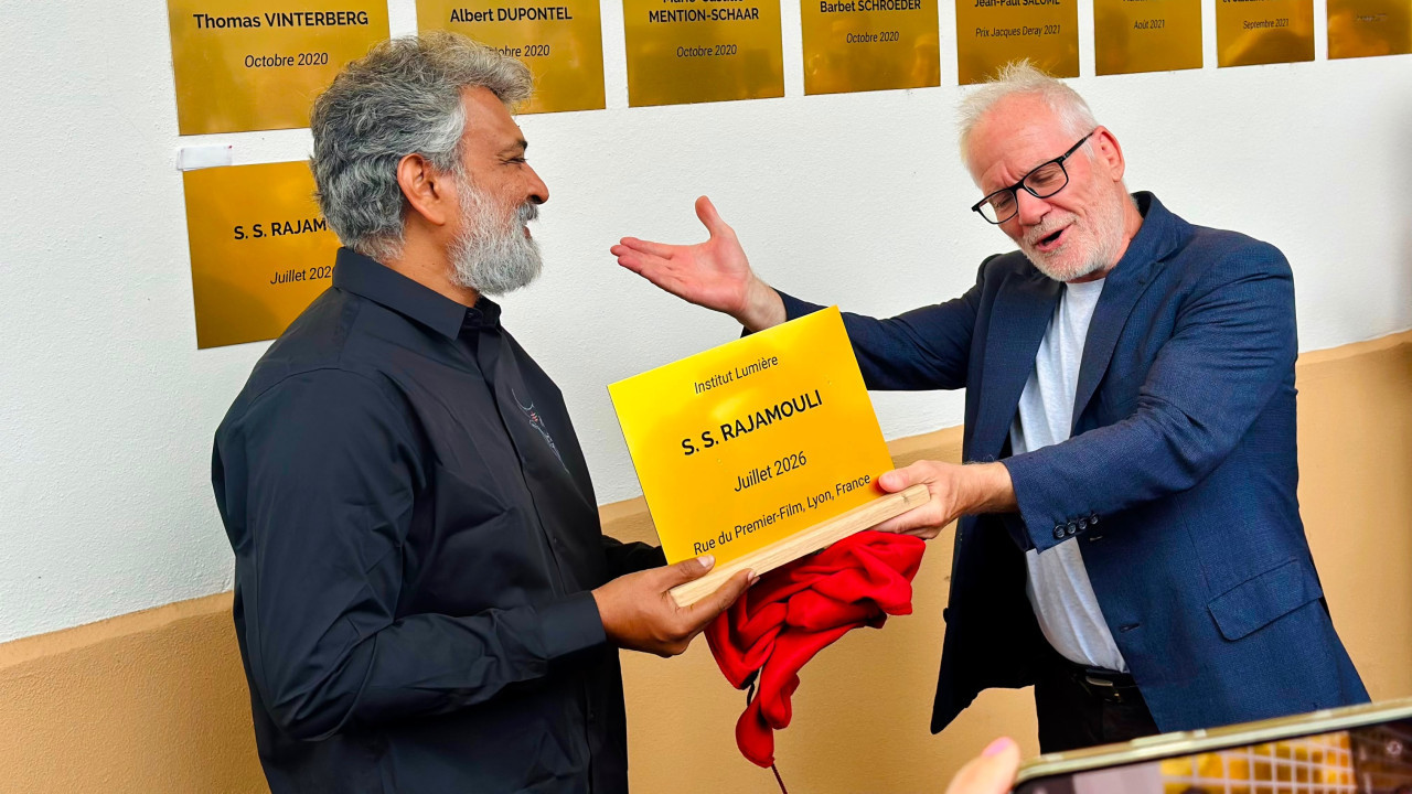 SS Rajamouli receives rare honor in France at Institut Lumiere